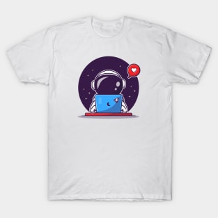 astronaut is asking for a like T-Shirt